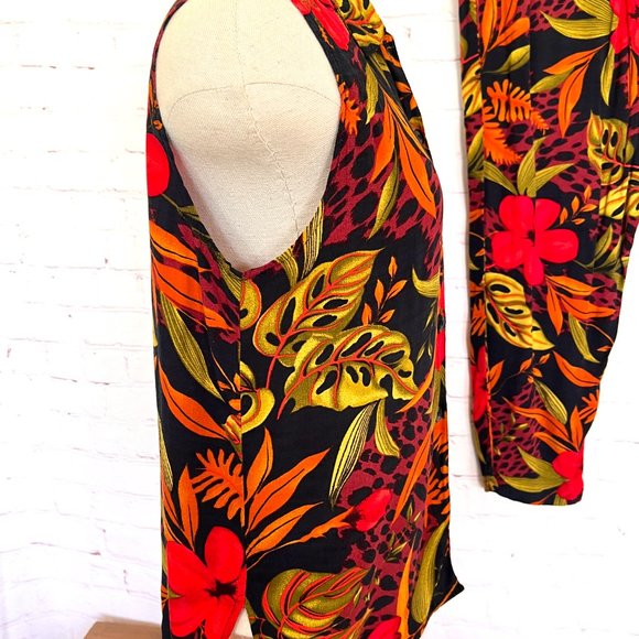 90's Summer Set - Tropical Print - Size Small - S.A.Designs - Picture 7 of 9